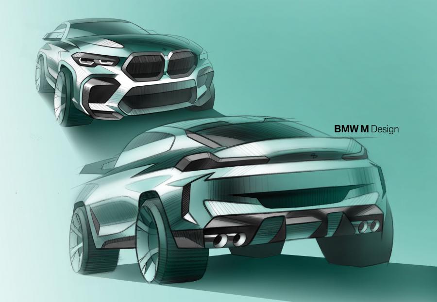 Эскиз BMW X5 M Competition (F85) 2019 года  (WW) (фото 75 из 84)
